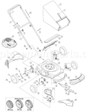 Page A Diagram and Parts List for 11B-439Q755 2007 Yard Man Lawn Mower